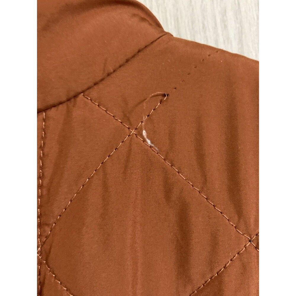 Southern Marsh men's orange red full zip vest embroidered logo size L - Picture 4 of 16